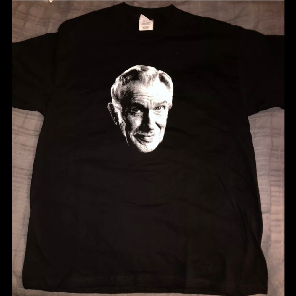 Vincent Price Macabre Tshirt Mens Sz L Floating Head goth Horror films NEW